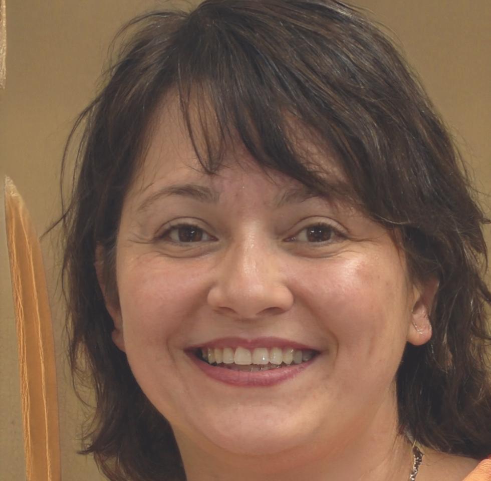 Retrato de Carmen estudiante